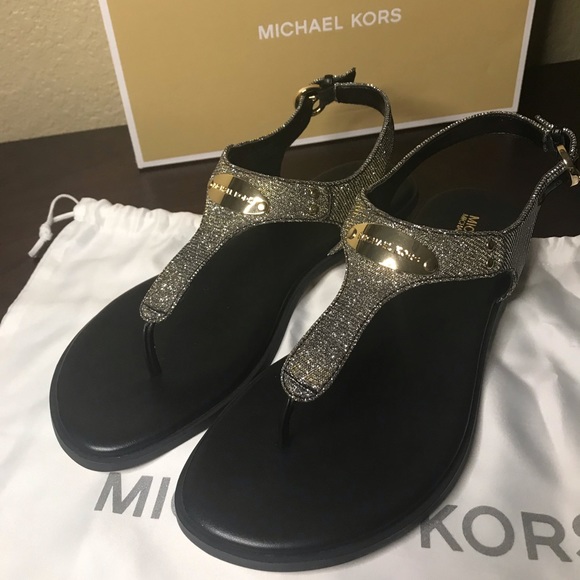MICHAEL Michael Kors Shoes - Michael Kors Sandals with box - Size: 7.5 - Gold